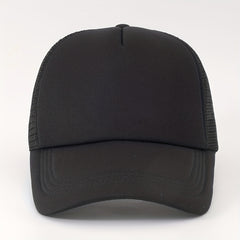 Solid Breathable Baseball Cap Mesh Sun Visor Hats Man Unisex Sports Hat