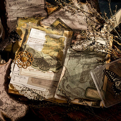 40PCS Vintage Stationery Non-Adhesive Collage Background Paper