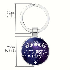 Vintage Starry Sky Keychain For Girls Backpack Jewelry