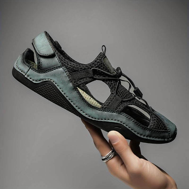 Men's Non Slip Sandals Durable Quick Dry Closed Toe Beach Shoes