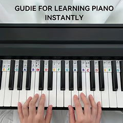88 Key Piano Keyboard Note Labels for Beginners