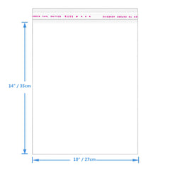 50pcs 8x11 10x12 10x14 11x14 Inch Transparent Cellophane Plastic Bags