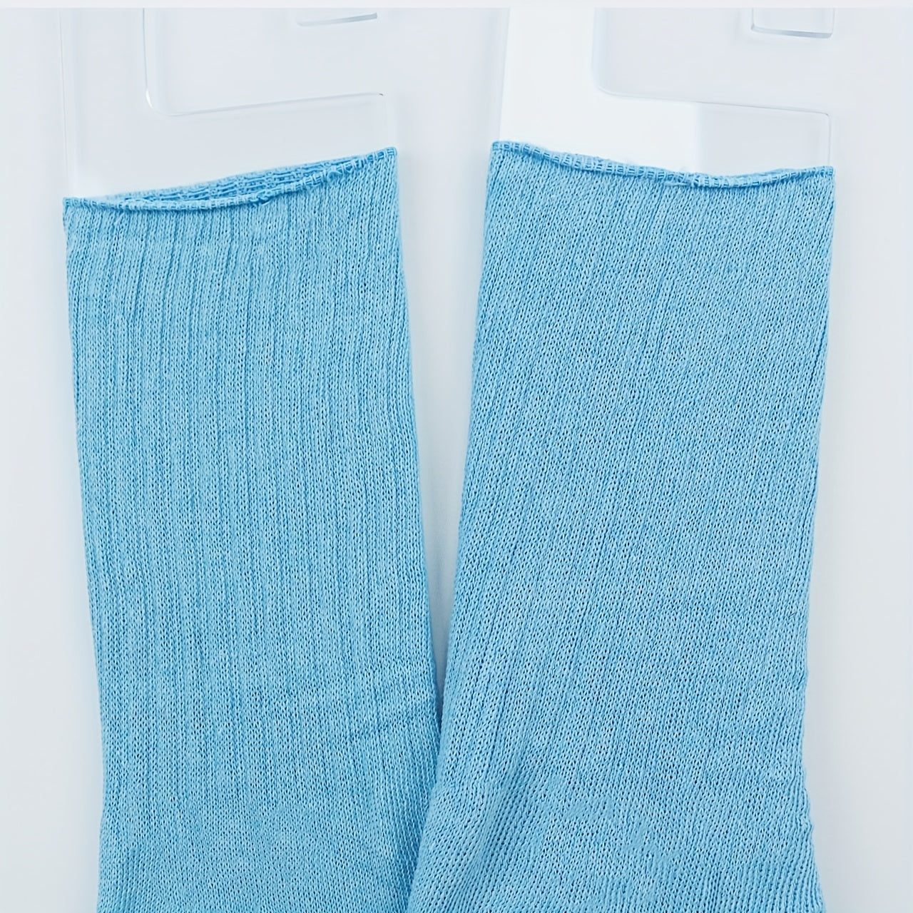 3 Pairs Solid Mid Tube Socks Women's Stockings