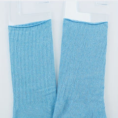 3 Pairs Solid Mid Tube Socks Women's Stockings