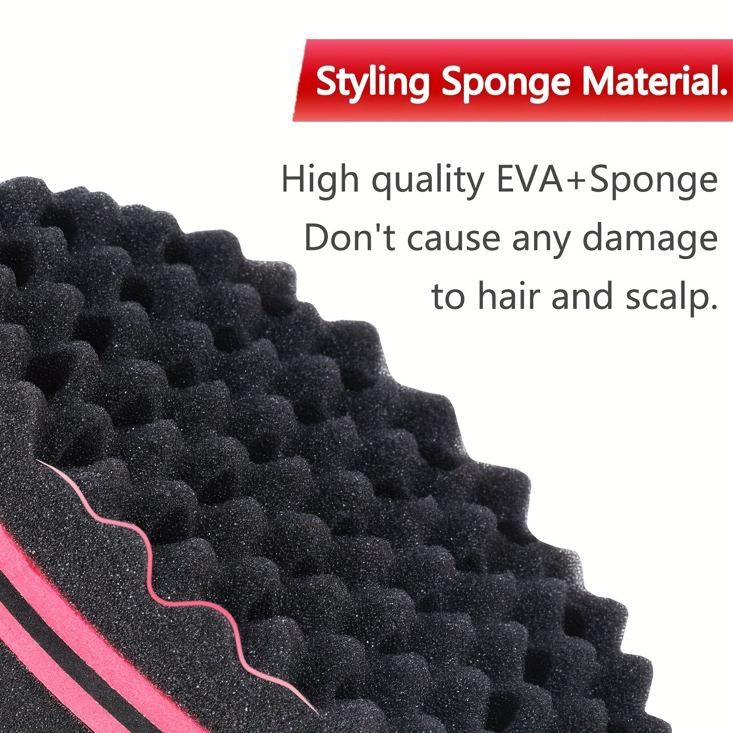 Magic Twist And Curl Sponge Brush Hair Pick Combo Afro Braid Style