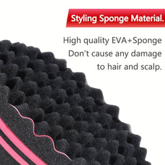 Magic Twist And Curl Sponge Brush Hair Pick Combo Afro Braid Style