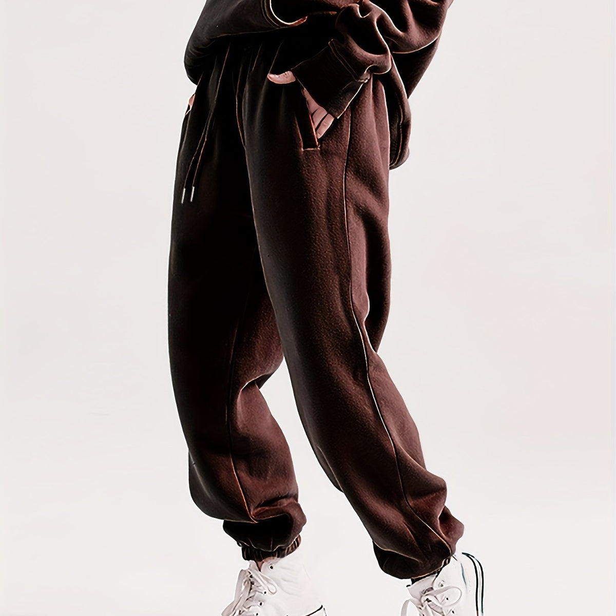 Stylish Drawstring Pockets Jogger Pants for Women