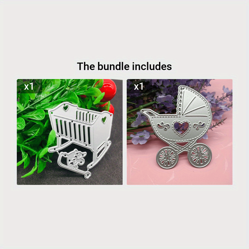 Crib Stroller Metal Cutting Dies for Card Decoration DIY Scrapbooking