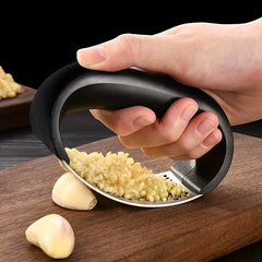 2pcs Garlic Press Stainless Steel Garlic Press Rocker Metal Garlic Mincer