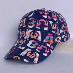 Graffiti Letter Print Baseball Cap Hip Hop Dad Hat Sunscreen