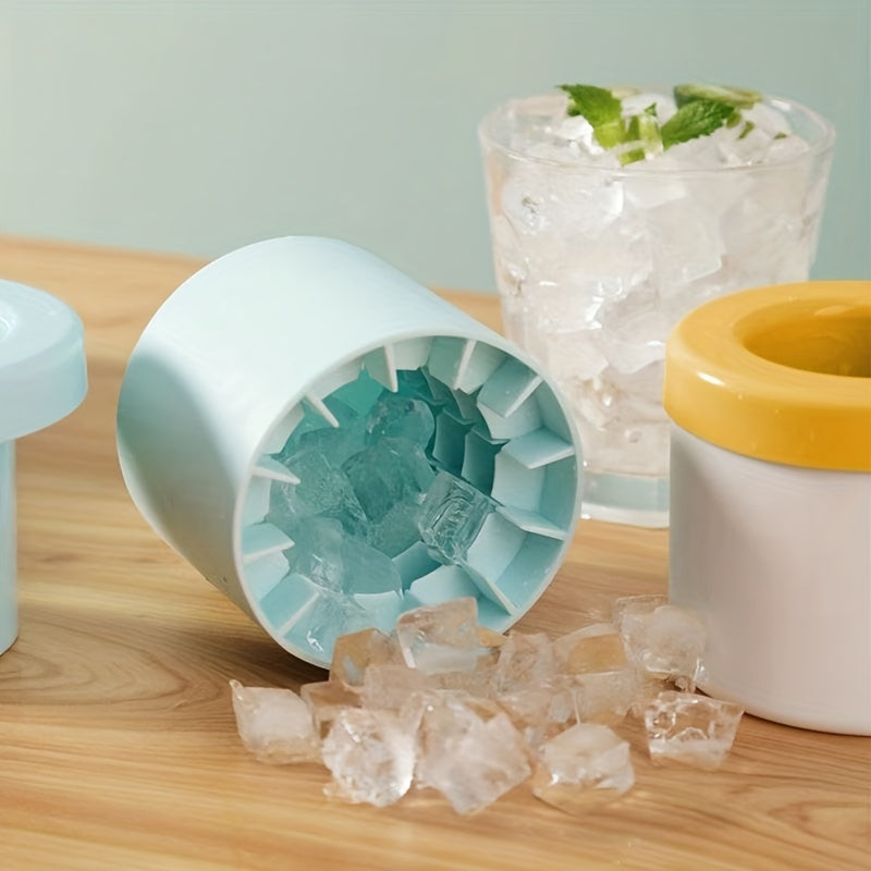 2pcs Cylinder Ice Tray Silicone Ice Cube Mold Ice Cup