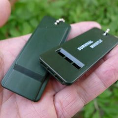 2pcs Tri Frequency Survival Whistle for Outdoor Emergency
