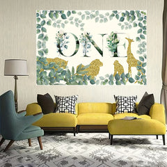 Wild One Birthday Decoration Backdrop Banner for 1st Birthday Boy Girls