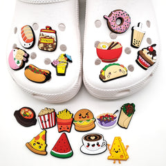 Foodies Shoe Charms Decoration Shoe Accessories Party Decorations