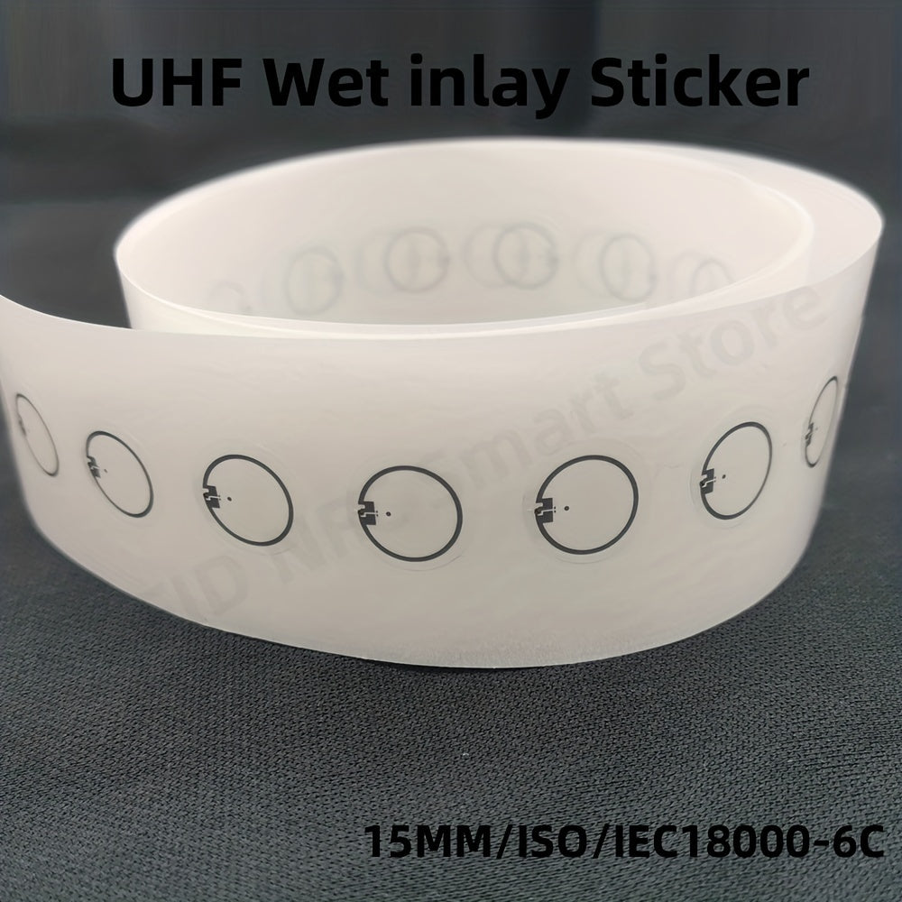 10pcs RFID UHF Tags Long Range Sticker Wet Inlay 860-960mhz