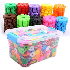 Building Blocks Snowflake Toys for 3 Year Old Boys & Girls