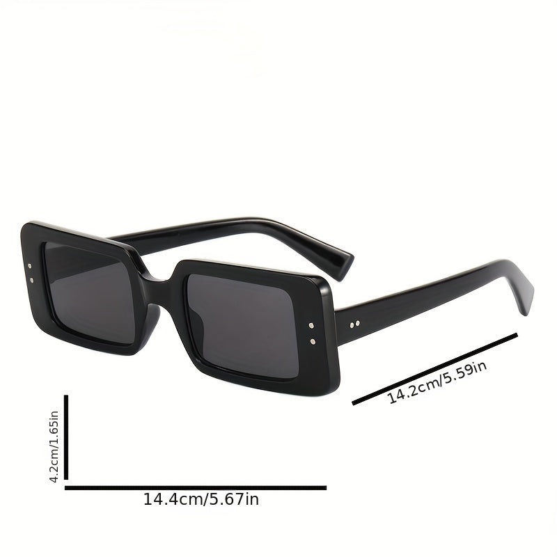 Square Sunglasses For Women Men Mirror Lens UV400