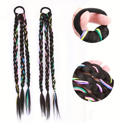 Colorful Ribbon Wig Braid Hair Tie Hippie Style Hair Accessories