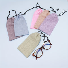 Glasses Bag Drawstring Sunglasses Storage Case Travel Accessory