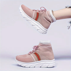 Women's Winter Running Shoes Plush Inner Thermal Outdoor Sneakers