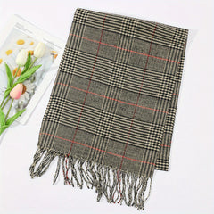 Plaid Men's Casual Scarf