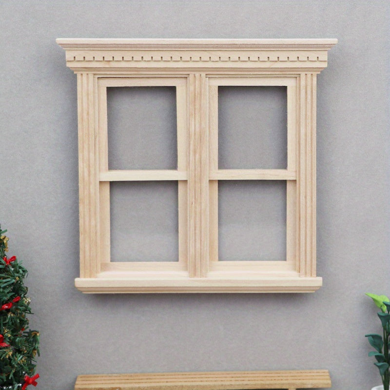 1:12 Dollhouse Furniture Mini Push Window Model Scene Decoration