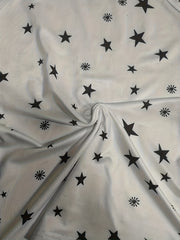  Star Print Tank Top Women's Round Neck Stretch Tank