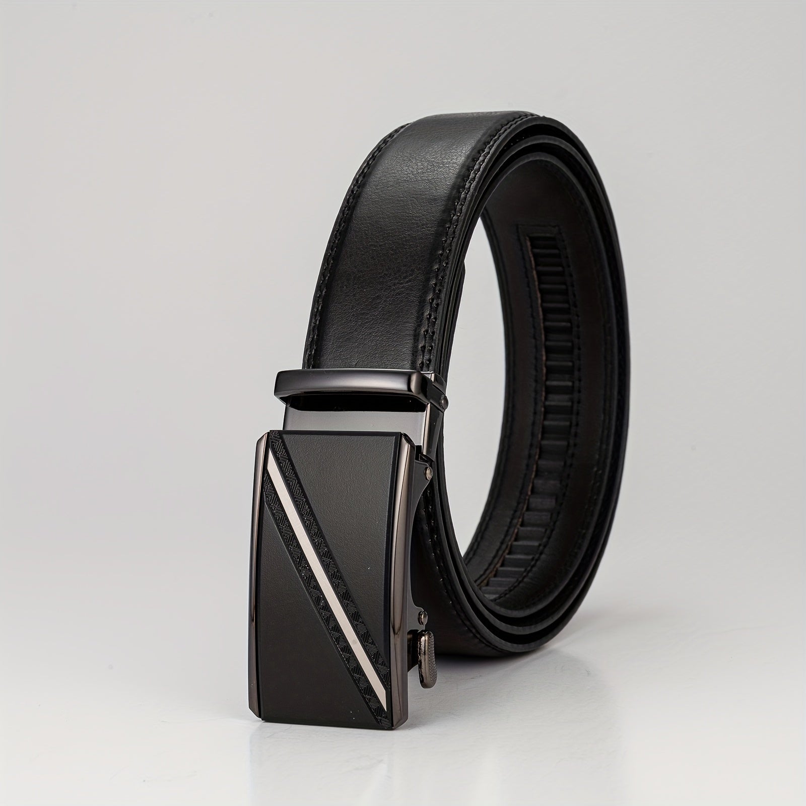 Men's Leather Belt Automatic Buckle Casual Versatile Belt