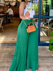 Women's Plus High Rise Wide Leg Pants