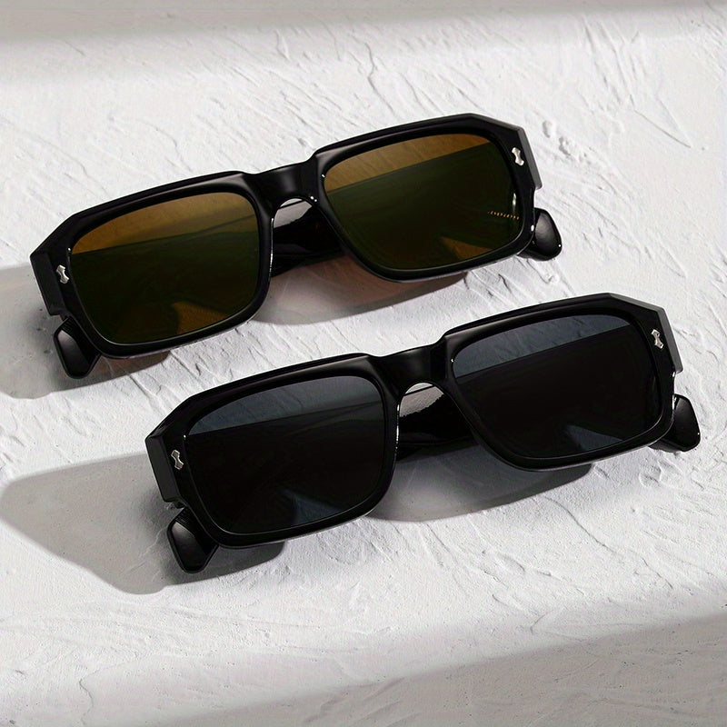 2 Pairs Men's Driving Sunglasses UV Protection Outdoor Sports Fishing
