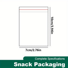 100pcs Ziplock Bags PE Gallon Food Storage Bags