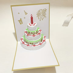 3D Cake Birthday Card