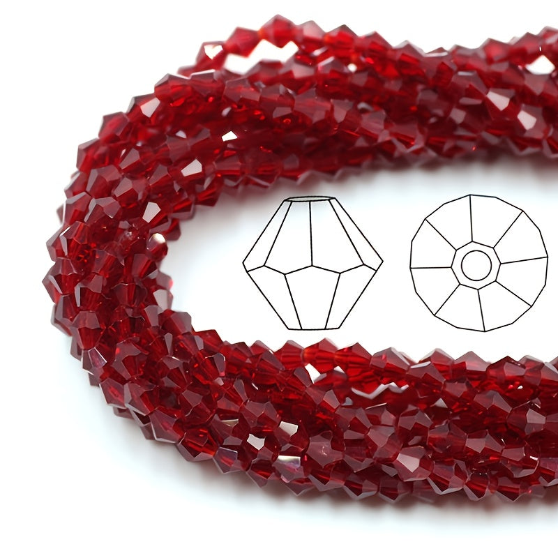 50pcs 6mm Crystal Beads Czech Glass Charms for Jewelry Making