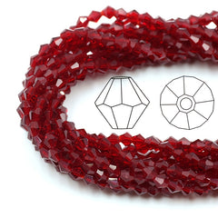 50pcs 6mm Crystal Beads Czech Glass Charms for Jewelry Making