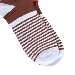 5 Pairs Women's Striped Crew Socks - Mixed Colours