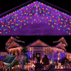 Solar Ice Pillar String Light 4M 96LED