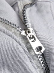 Boys Grey Stretch Jeans Skinny Slim Fit Pockets Cargo Pants Kids Clothes