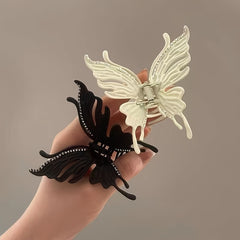 Rhinestone Butterfly Metal Hair Claw Clip Strong Hold Hair Jaw Clip