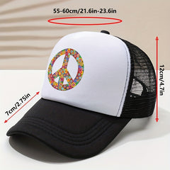 Men's Letter Printed Baseball Cap Summer Sunshade Hat