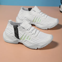 Women's Outdoor Running Shoes Lace up Casual Sports Sneakers