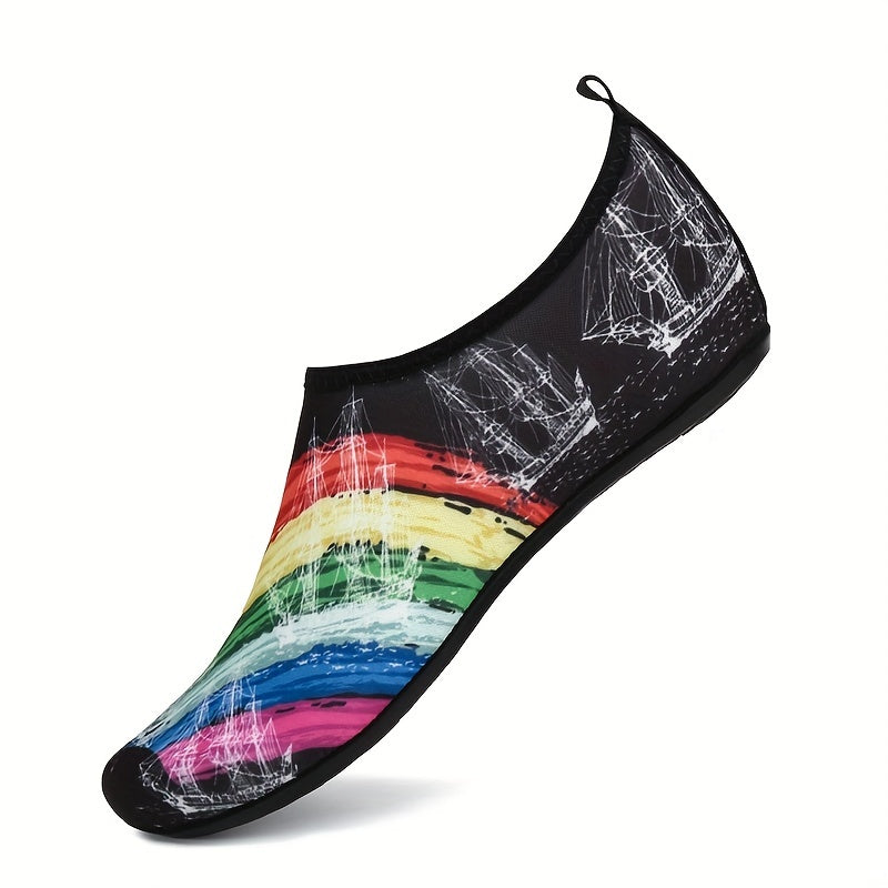 Women's Starry Sky Water Shoes Lightweight Slip On Beach Wading Shoes