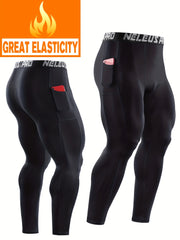 Men's Sports Tights Basketball Running Warm Bottoms Quick Drying