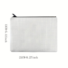 Colorful Letter Print Zipper Pouch Lightweight Carry On Bag