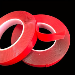 Red Film Transparent Double sided Adhesive Thickened Non marking Tape