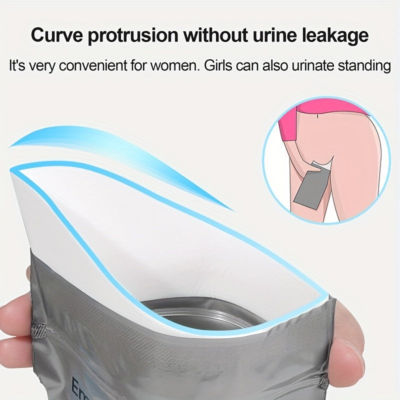 4pcs Portable Plastic Urine Bag Car Emergency Travel Pee Bags Odorless