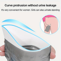 4pcs Portable Plastic Urine Bag Car Emergency Travel Pee Bags Odorless