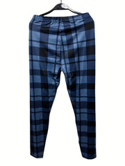  Plaid Print High Rise Leggings
