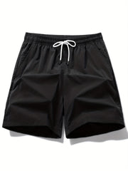 Quick Dry Men's Drawstring Shorts for Summer Gym Workout