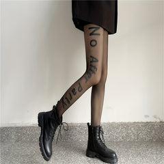 Pattern Pantyhose High Waist Slim Stockings & Hosiery