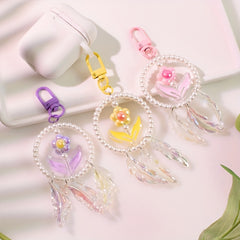 Y2K Beaded Keychain Pendant Bracelet Bag Accessories